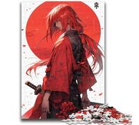 Puzzle 1000 pièces pour Adultes et Adolescents, thème Anime Japonais Ninja, Puzzle 1000 pièces, Jeu de Quiz, décoration Murale, Cadeaux Uniques pour Anniversaire et Noël (50x75cm)
