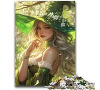 Puzzle 1000 pièces pour Adultes et Adolescents, thème animé, sorcière, Jeu Familial, Anti-Stress, défi Difficile, renforce l'amour Entre Couples, 26x38cm