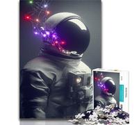 Puzzle 1000 pièces pour Adultes et Adolescents, thème Astronaute Fantastique, défi d'intelligence cérébrale, Jouets addictifs, Cadeau d'anniversaire, décoration Murale (38x26cm)