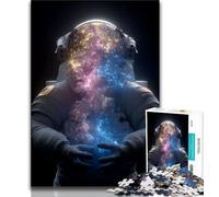 Puzzle 1000 pièces pour Adultes et Adolescents, thème Astronaute Fantastique, défi d'intelligence cérébrale, Jouets addictifs, Cadeau d'anniversaire, décoration Murale (38x26cm)