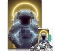 Puzzle 1000 pièces pour Adultes et Adolescents, thème Astronaute Fantastique, Jouets éducatifs, Jeux familiaux, Cadeaux d'anniversaire Uniques (75x50cm)