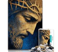 Puzzle 1000 pièces pour Adultes et Adolescents, thème Fantastique de Jésus, Aide Le Cerveau à exercer des Jouets addictifs pour cultiver la Patience, décoration Parfaite (38x26cm)