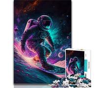 Puzzle 1000 pièces pour Adultes et Adolescents thème Surfeur de l'espace Jeu Stimulant idéal comme Cadeau pour Toute la Famille 75x50cm