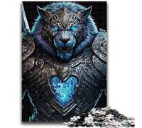 Puzzle 1000 pièces pour Adultes et Adolescents Tigre mécanique Anti-Stress Défi Difficile Chaque pièce est Unique Jeu Familial Stimulant et Amusant 38x26cm
