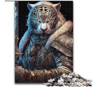 Puzzle 1000 pièces pour Adultes et Adolescents Tigre mécanique, Jouets éducatifs, Jeux Anti-Stress, décoration d'intérieur Unique et Cadeaux (Taille 26x38cm)
