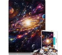 Puzzle 1000 pièces pour Adultes et Adolescents, Univers coloré, Jeux éducatifs, décoration d'intérieur, idéal comme Cadeau pour Toute la Famille (75x50cm)