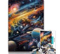 Puzzle 1000 pièces pour Adultes et Adolescents, Univers coloré, Jeux éducatifs, décoration d'intérieur, Jeu éducatif pour Anniversaire, Noël (75x50cm)