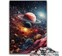 Puzzle 1000 pièces pour Adultes et Adolescents, Univers coloré, pour Jeu éducatif, défi, Cadeau d'anniversaire, décoration Murale (75x50cm)