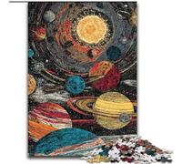Puzzle 1000 pièces pour Adultes et Adolescents Univers Galaxie, Aide Le Cerveau à exercer des Jouets addictifs pour cultiver la Patience Cadeau pour Les Anniversaires 50x75cm