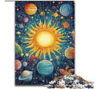 Puzzle 1000 pièces pour Adultes et Adolescents Univers Galaxie, Aide Le Cerveau à exercer des Jouets addictifs pour cultiver la Patience Cadeau pour Les Anniversaires 38x26cm