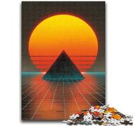 Puzzle 1000 pièces pour Adultes et Adolescents, Vague néon, idée Cadeau d'anniversaire pour Adultes, Jeu Familial et Passe-Temps (50x75cm)