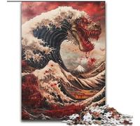 Puzzle 1000 pièces pour Adultes et Adolescents Vagues Magiques, Casse-tête pour décoration Murale, Cadeaux d'anniversaire et de Noël Uniques pour Les 14 Ans (Taille 26x38cm)