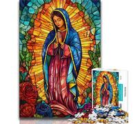 Puzzle 1000 pièces pour Adultes et Adolescents Vierge Marie 1000 pièces pour Adultes, Cadeaux Secret Santa pour Les 14 Ans et Plus (Taille 75x50cm)
