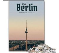 Puzzle 1000 pièces pour Adultes et Adolescents, Visite de Berlin Jeux éducatifs, décoration d'intérieur, idéal comme Cadeau pour Toute la Famille (26x38cm)