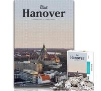 Puzzle 1000 pièces pour Adultes et Adolescents, Visite de Hanovre, Jouets éducatifs, Jeux Anti-Stress, décoration d'intérieur Unique et Cadeaux (75x50cm)