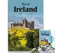 Puzzle 1000 pièces pour Adultes et Adolescents, Visite de l'Irlande, Jouets éducatifs et éducatifs, Jeux familiaux, idéal pour la décoration de Bureau (38x26cm)