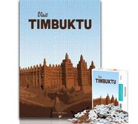 Puzzle 1000 pièces pour Adultes et Adolescents : Visite de Tombouctou, Jeu éducatif et Stimulant pour Toute la Famille, pour Anniversaire et Noël (75x50cm)