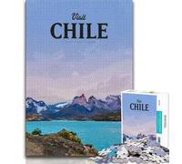 Puzzle 1000 pièces pour Adultes et Adolescents, Visite du Chili, Jeu de réflexion, Cadeaux pour Les Amis et la Famille, à partir de 14 Ans, 38x26cm
