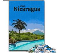 Puzzle 1000 pièces pour Adultes et Adolescents, Visite du Nicaragua, Jouets Anti-Stress, décoration d'intérieur Unique et Cadeaux pour Les 14 Ans (26x38cm)