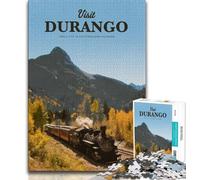 Puzzle 1000 pièces pour Adultes et Adolescents, Visitez Durango, Jouets éducatifs et Jeux familiaux, idéal pour la décoration de Bureau (75x50cm)