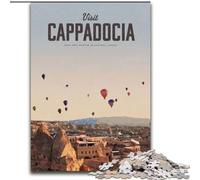 Puzzle 1000 pièces pour Adultes et Adolescents Visitez la Cappadoce pour et à partir de 14 Ans Jouez aux Jouets Car C'est idéal comme Cadeau pour Toute la Famille (50x75cm) 1000pcs