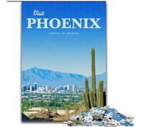 Puzzle 1000 pièces pour Adultes et Adolescents, visitez Phoenix, pour Les 14 Ans et Plus, Jeu éducatif, défi, Jouet, Cadeau pour Les Anniversaires, 26x38cm