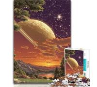 Puzzle 1000 pièces pour Adultes et Adolescents, Voie lactée, Difficile, avec des pièces entièrement emboîtables de Formes aléatoires, 38x26cm