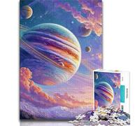 Puzzle 1000 pièces pour Adultes et Adolescents Voie lactée Jupiter 1000 pièces pour Adultes, Cadeaux Secret Santa pour Les 14 Ans et Plus (Taille 38x26cm)