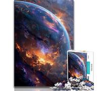 Puzzle 1000 pièces pour Adultes et Adolescents Voie lactée Univers Galaxie, Aide Le Cerveau à exercer Jouets addictifs pour cultiver la Patience Décoration Parfaite 38x26cm