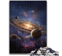 Puzzle 1000 pièces pour Adultes et Adolescents, Voie lactée, Univers, Galaxie, Puzzle 1000 pièces, pour Un Jeu Stimulant et Familial (50x75cm)