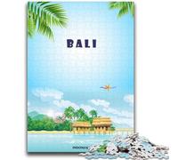 Puzzle 1000 pièces pour Adultes et Adolescents Voyage à Bali Indonésie Cadeaux Amusants en Famille pour Les Amis et la Famille pour et 14 Ans (Taille 50x75cm)