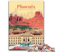 Puzzle 1000 pièces pour Adultes et Adolescents, Voyage à Phoenix, Jouet éducatif Anti-Stress, Cadeaux du Père Noël Secret pour Les 14 Ans (Taille 50x75cm)