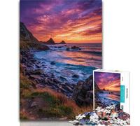 Puzzle 1000 pièces pour Adultes et Adolescents, Vue sur l'océan, Jeu Familial Anti-Stress, défi Difficile, renforce l'amour Entre Couples, 50x75cm