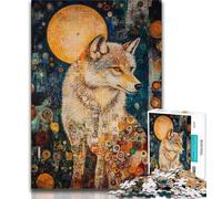 Puzzle 1000 pièces pour Adultes et Adolescents Wolf Art 1000 pièces pour Adultes, Jeu Familial Anti-Stress, défi Difficile adapté aux Couples (Taille 75x50cm)