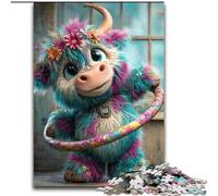 Puzzle 1000 pièces pour Adultes et Adolescents Yak Art, Jouets de Divertissement Familial, Jeu éducatif pour Anniversaire et Noël, à partir de 14 Ans, 26x38cm