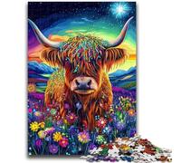 Puzzle 1000 pièces pour Adultes et Adolescents Yak, Jeu Stimulant et Jeu Familial, Cadeaux du Père Noël Secret 50x75cm