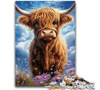 Puzzle 1000 pièces pour Adultes et Adolescents Yak pour Les 14 Ans et Plus Jeux de Famille Jeu de Noël Cadeaux pour Femmes 50x75cm