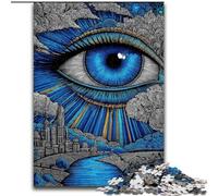 Puzzle 1000 pièces pour Adultes et Adolescents, Yeux psychédéliques, Jouets éducatifs, Jeux familiaux, Anniversaires et Cadeaux Uniques (Taille 26x38cm)