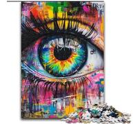 Puzzle 1000 pièces pour Adultes et Adolescents, Yeux psychiques, idéal comme Cadeau pour Toute la Famille (Taille 50x75cm)