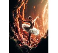 Puzzle 1000 Pièces pour Adultes et Enfants, Puzzles Classiques, Puzzle en Bois - la Jeune Fille Qui Danse, Jeu D'Intelligence, Activité Familiale Parfaite, Jeu Cadeau Unique (B1, 500 PCS)