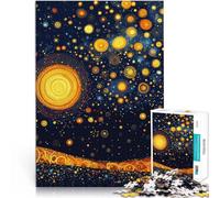 Puzzle 1000 pièces pour Adultes Étoiles étoilées la Nuit Compétition de Vitesse Manuelle Décoration d'intérieur et Cadeaux Uniques 38x26cm