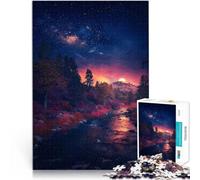 Puzzle 1000 pièces pour Adultes ÉTREINTE DORÉE Difficile à réaliser mais Amusant et Humoristique Bon Cadeau 38x26cm