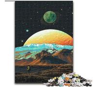 Puzzle 1000 pièces pour Adultes Explorant Le Cosmos Puzzle en Bois, Casse-tête Stimulant pour Adolescents, idéal pour la décoration intérieure ou comme Cadeau 1000 pièces(50x75cm)