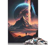 Puzzle 1000 pièces pour Adultes, Explorateur de Planète, Puzzle Carré Créatif pour Adultes, Puzzle en Bois, Décoration de la Maison, Puzzle 1000 Pièces (75x50cm)