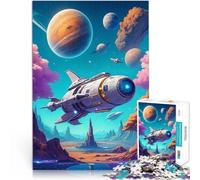 Puzzle 1000 pièces pour Adultes Explorateur de planètes galactiques Impossible Chaque pièce est Unique - Jeu Familial Stimulant et Amusant 50x70cm