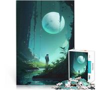 Puzzle 1000 pièces pour Adultes Exploration Spatiale Réduction du Stress intéressante Offrir en Cadeau à Toute la Famille 52x38cm