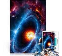 Puzzle 1000 pièces pour Adultes Explosion Cosmique pour Le Jeu éducatif Challenge Toy Offrir en Cadeau à Toute la Famille 38x26cm