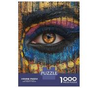 Puzzle 1000 Pièces pour Adultes Eye Makeup Art Design Ideas Puzzle Casse-tête Difficile, Idéal comme Cadeau pour Toute La Famille 38x26cm/1000pcs