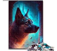 Puzzle 1000 pièces pour Adultes, Fable du Berger Allemand, en Carton, Interaction familiale et défi cérébral, défi d'activité familiale 1000 pièces(26x38cm)