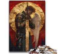 Puzzle 1000 pièces pour Adultes Fantasy Angel Knight Puzzle 1000 pièces, Jouets éducatifs et éducatifs, Jeux en Famille, Cadeaux pour Amis et Famille (38x26cm)